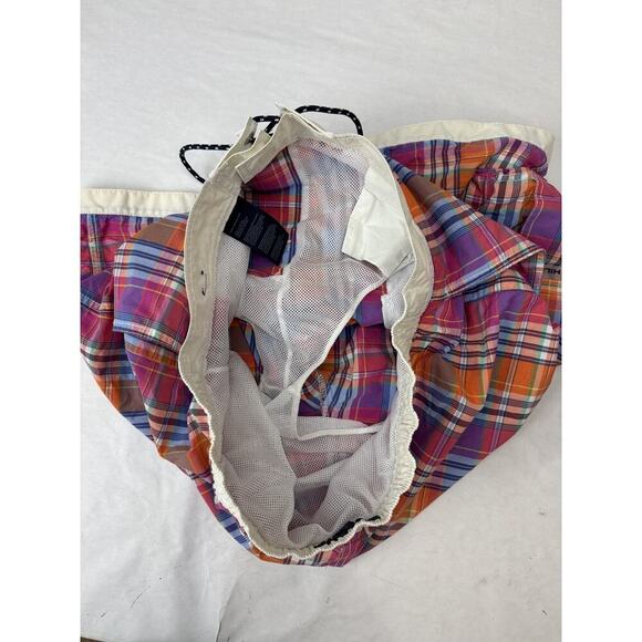 Twee Plaid Tommy Hilfiger Board Shorts Swim Trunks 2010 Era Men's Medium Retro - Picture 10 of 10